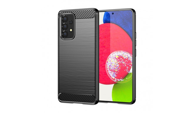 Hurtel - Carbon Case Flexible Cover Sleeve for Samsung Galaxy A53 5G black
