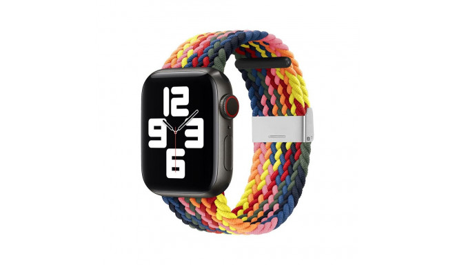 Hurtel - Braided Fabric Strap Bracelet Strap Fabric Band for Apple Watch 42 / 44 / 45 / 49 mm - Mult