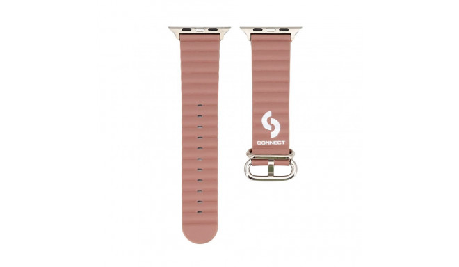 Connect Watch 42/44/45mm Marine leather Watch Strap Smoky Purple