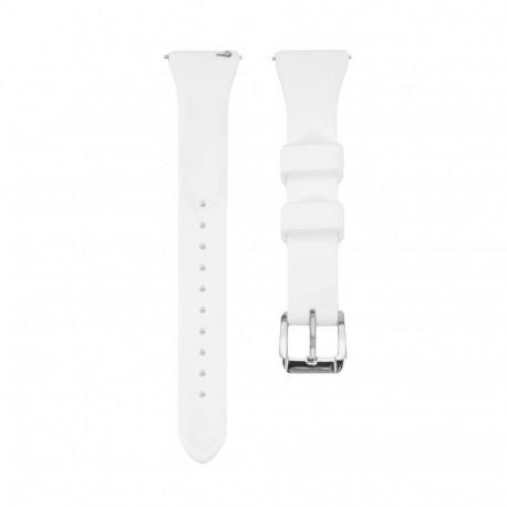 Connect 22mm T-buckle Silicone Loop Watch Strap (130mm M/L) White