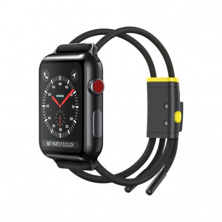 Baseus Let's Go Adjustable Sport Band for Apple Watch 38 / 40 / 41mm Black Yellow