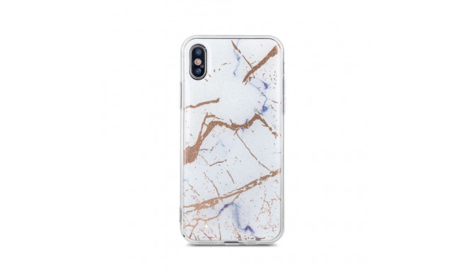 iLike Apple iPhone XS Max Marmur case White