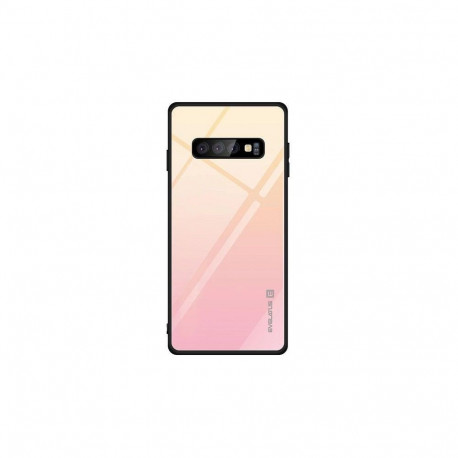 Evelatus Samsung Galaxy A40 Gradient Glass Case 1 Mild Melon