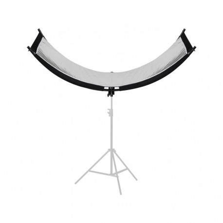 Quadralite curved reflector with frame L size