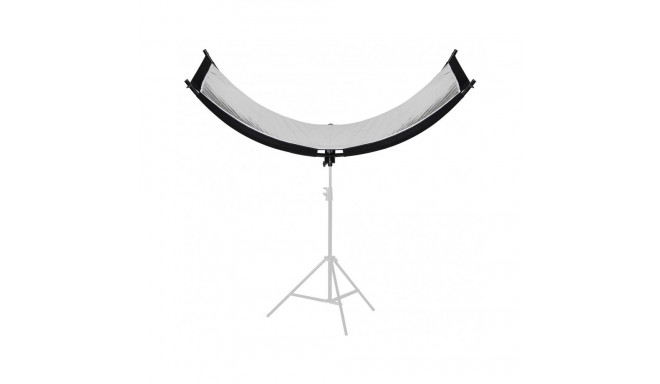 Quadralite curved reflector with frame L size