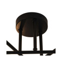 CEILING LIGHT BORA 6XG9 BLACK/SMOKY