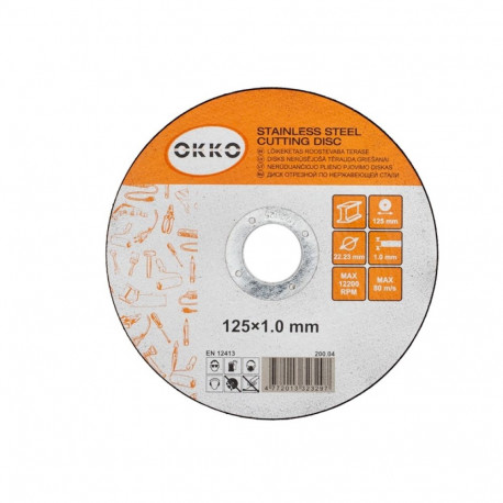 lõikekettad 125x1.0 OKKO