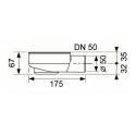 DN 50 DRAIN SIDEEXIT 0.73 L/S