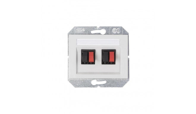 AUDIO SOCKET 2 V WHITE GL04-02 XP500