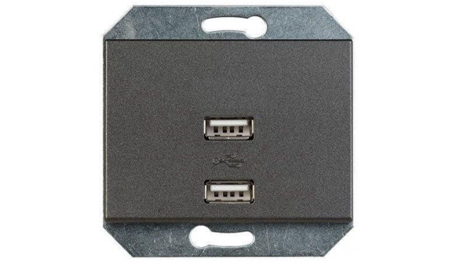 USB SOCKET 5V DC 3.4 A XP BLACK