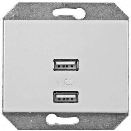 USB pistikupesa 5V DC 3.4 A XP valge