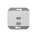 USB SOCKET 5V DC 3.4 A XP WHITE