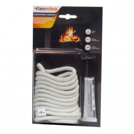 tulekindel lint 6mm 2,5m + liim