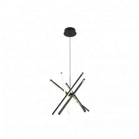 PENDANT LED LIGHT SIBIU 48W 4000K BLACK