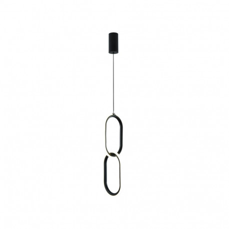 PENDANT LED LIGHT EDIRNA 2 4000K BLACK