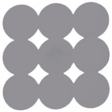 GIOTTO NON SLIP SHOWER MAT 55X55CM GREY