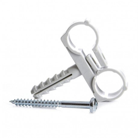 DOUBLE PIPE HOLDER D28 M10 2PCS