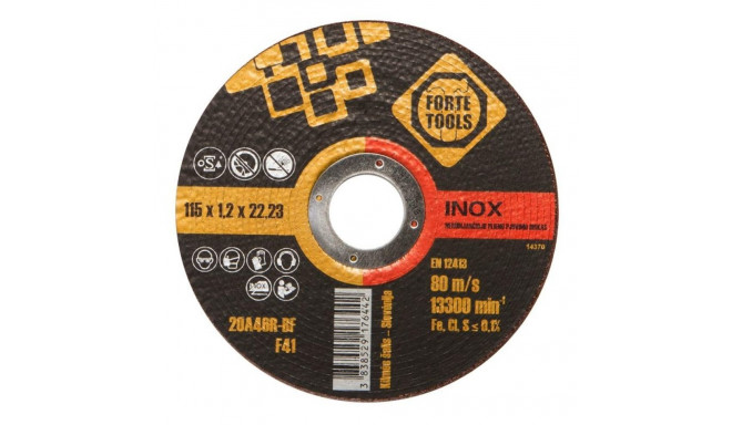 CUTTING BLADE 115X1,2X22,23 MMFORTE TOO