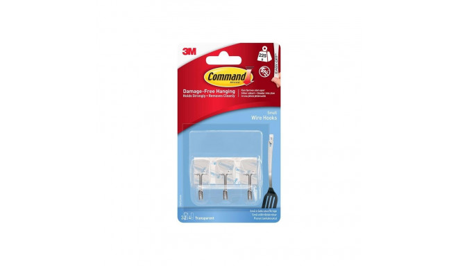 COMMAND TRANSPARENT SMALL WIRE HOOKS 170