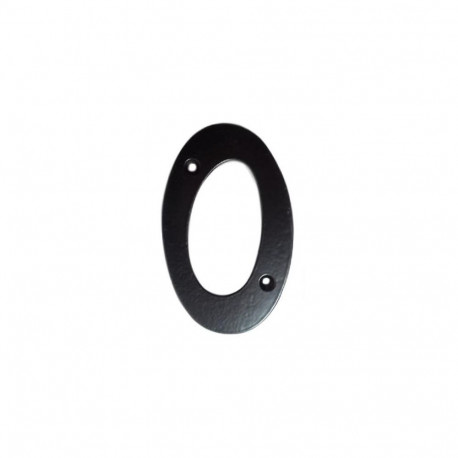 NUMBER 0 GB-2531_0 105X65MM BLACK