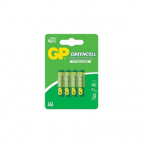 BATTERIES GREENCELL AAA 1.5V 4PCE