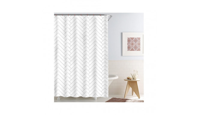 SHOWER CURT CY-182464H 180X180CM POLIEST