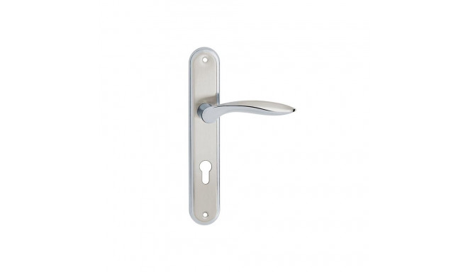 VB7YC DOOR HANDLE BLANKA 72MM CYL SAT CP