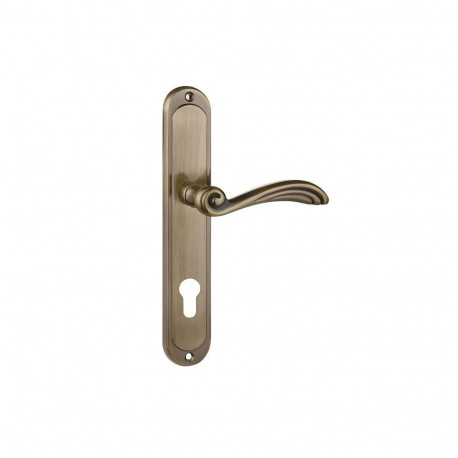 ZO85P DOOR HANDLE ORION AGED BRASS