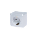 SOCKET OUTLET WITHWHITE SINGLE