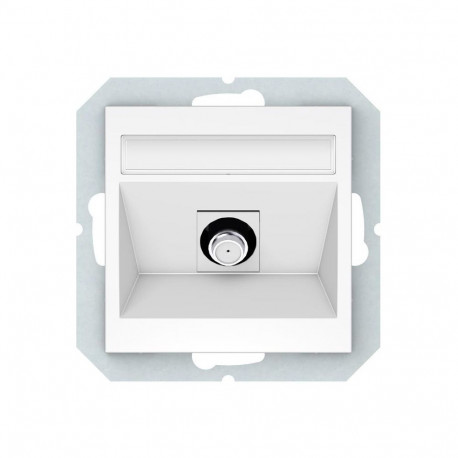 TV SOCKET WHITE TVL01-02 QR1000