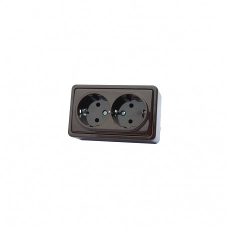 SOCKET RP16-021 GR 2P OVER PLAST ANT SL+