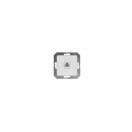 DATA SOCKET süvistatav 1-ne raami SL valge Vilma