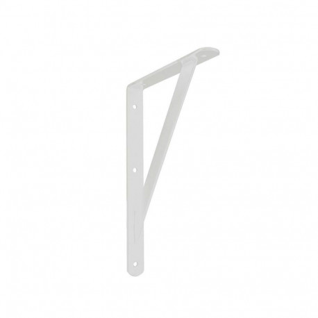 SHELF BRACKET WITH SUPPORT 400X250 WHITE