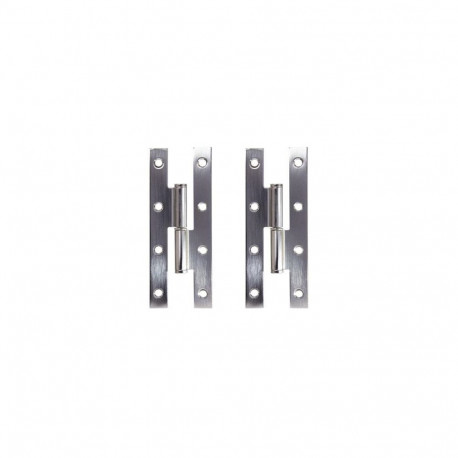 HINGE H STYLE140X55X2.5MM NIKEL2PC. LEFT