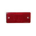 SCREW RECTANGLE REFLECTOR RED 370200CR