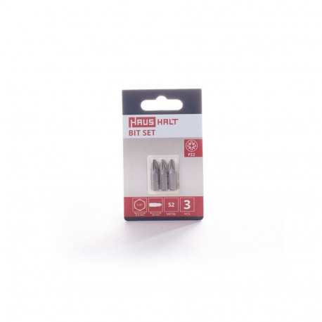 SCREWDRIVER BIT PZ2X25MM 3PCS