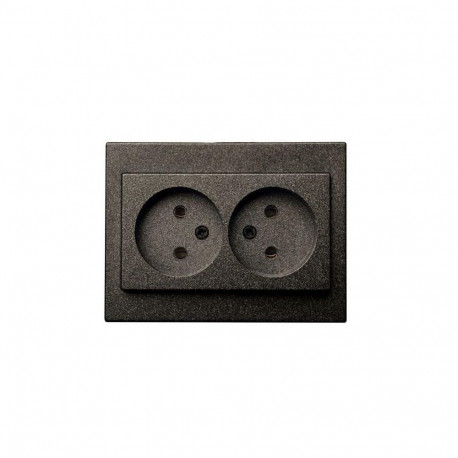 2-viisiline pistikupesa maanduseta