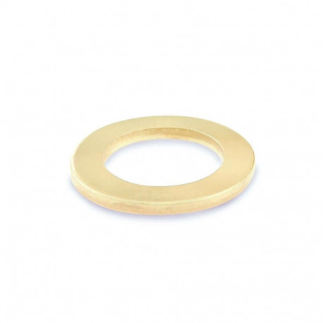 WASHERS 13X19X2 BRASS PLAT(DOORS)/14PCS