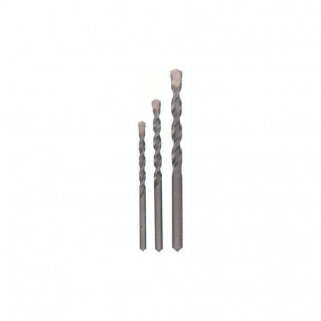 SET CONCRETE DRILL BITS5,6,8 SILVER PERC