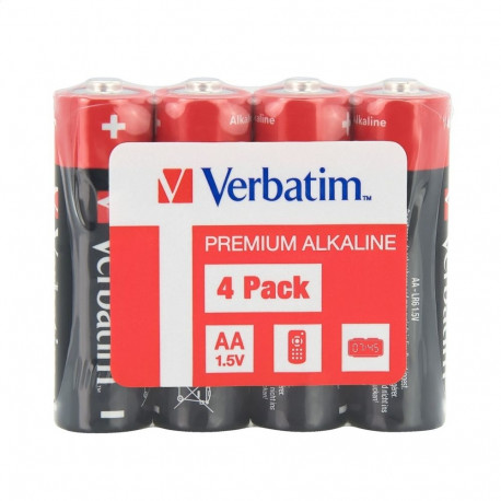 Verbatim Batteries LR06 shrink x4 49501