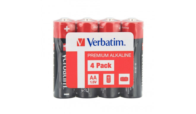 Verbatim Batteries LR06 shrink x4 49501