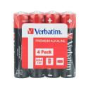 Verbatim Batteries LR03 shrink x4 49500