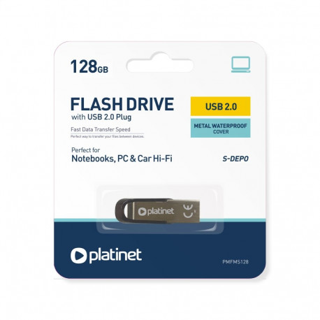 PLATINET PENDRIVE USB S-Depo 128GB METAL UDP WATERPROOF