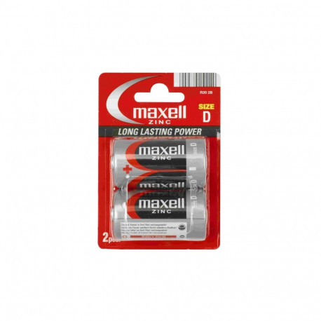 MAXELL BATTERY MANGANESE/ZINC R20 BLISTER*2 774401.04.EU