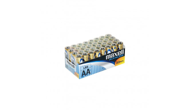 MAXELL BATTERY ALKALINE LR06 AA 32-PACK