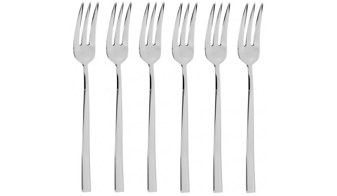 Sambonet Rock             6 pcs. Cake Fork Set