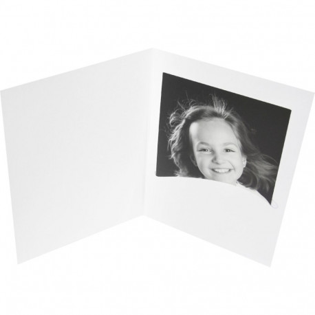 1x100 Daiber portrait folder Profi-Line  up to 9x13 cm white