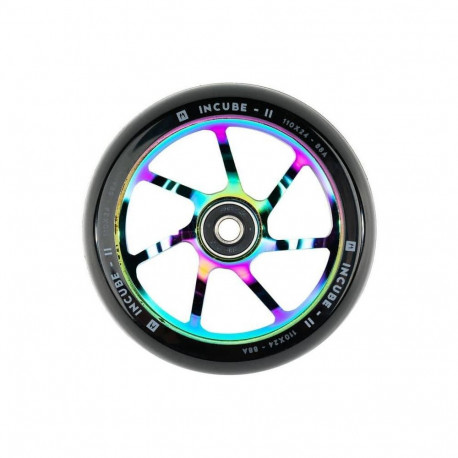 Ratas tõukerattale Ethic Incube Wheel V2 100 mm Rainbow