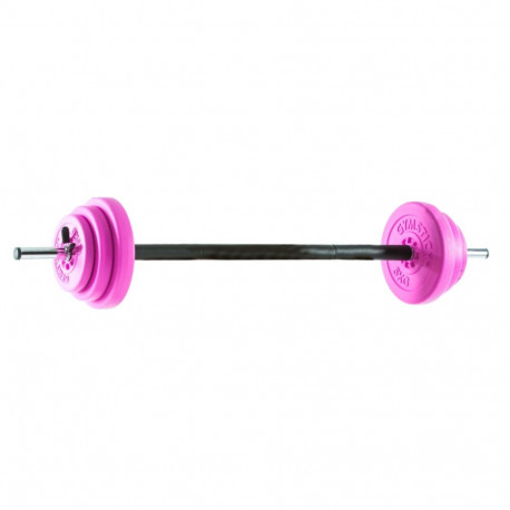 Tõstekangikomplekt GYMSTICK Pump Set 20 kg roosa