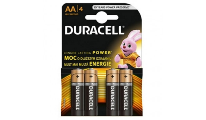 Duracell MN 1500 Basic AA (LR6) Blister Pack 4pcs